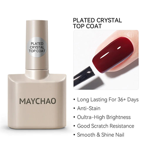 Maychao 12ml Cat Eye Gel Nail Polish Rainbow Effect