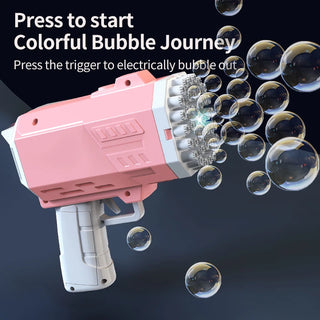  2Pcs Bubble Gun With 2 Bottles Of 50ml Bubble Water cashymart