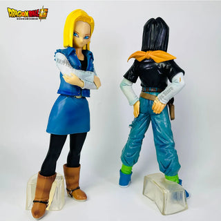  Dragon Ball Z Android 17 & 18 Figures cashymart