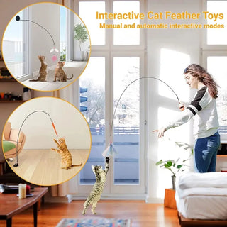  Interactive Butterfly Cat Teaser Toy cashymart