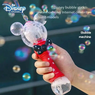  Miniso Cartoon Mickey Mouse Bubble Stick with Lights and Music cashymart