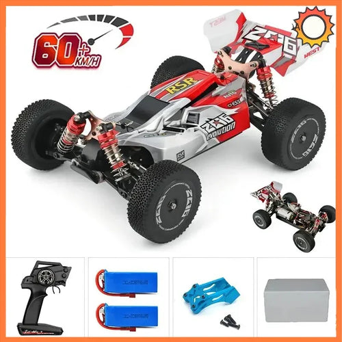 سيارة RC WLtoys 144001 1:14 عالية السرعة - مغامرة طرق وعرة بسرعة 60 كم/س