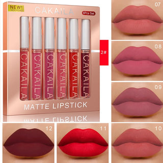  KACAILA 6/10 Colors Lipstick Set Velvet Matte Gift Set cashymart