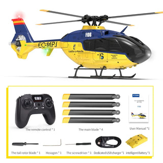  F06 EC135 2.4G Brushless RC Helicopter cashymart