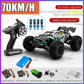  High-Speed 4x4 Remote Control Monster Truck with LED Lights cashymart