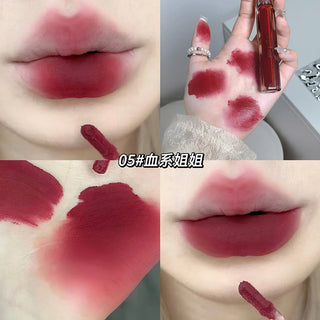  Gege Bear Feather Fog Velvet Lip Stain Affordable Matte Lipstick cashymart