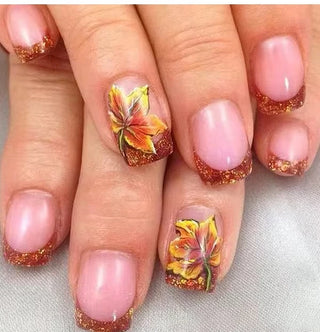  24 Pcs Autumn-Inspired Press-On Nails cashymart