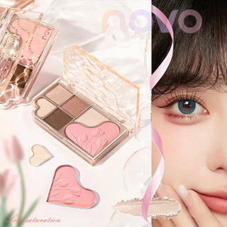  6 Color Blendable Eyeshadow Palette Waterproof cashymart