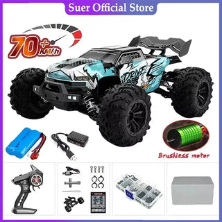 High-Speed 1:16 4WD LED Remote Control Off-Road Monster Truck