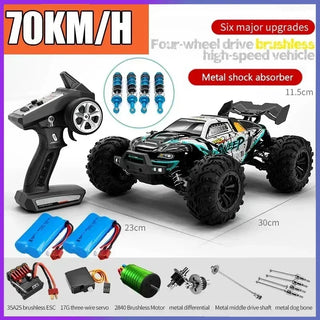  High-Speed 4x4 Remote Control Monster Truck with LED Lights cashymart