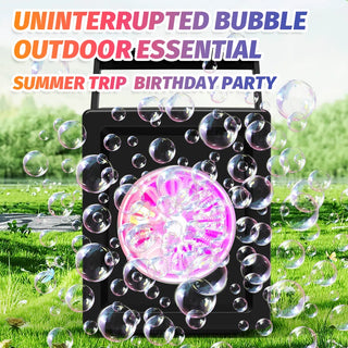  10 Hole Fully Automatic Bubble Machine Toy For Outdoor Fun cashymart