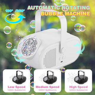  Bubble Machine Automatic Bubble Blower for Kids Outdoor Fun cashymart