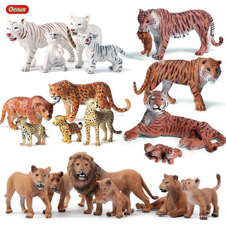  African Wild Animal PVC Figurines - Set of 4 cashymart