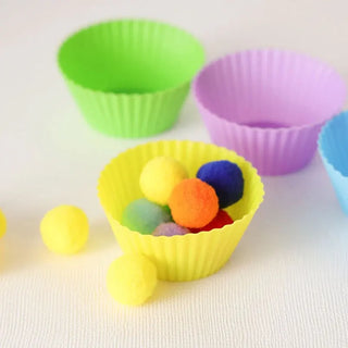  Rainbow Pompoms Sorting Game cashymart