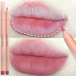  Matte Lipliner Pencil Waterproof Long Lasting Korean Makeup cashymart