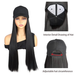  24 Inch Synthetic Long Straight Wig for Women cashymart