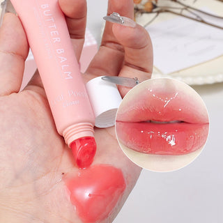  Pink Moisturizing Lip Gloss Soft Tube Plumping Nude Balm cashymart