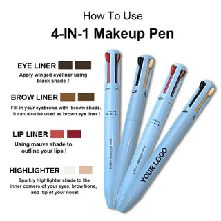  Multi-Effect 4 In 1 Eyeliner Eyebrow Pencil cashymart