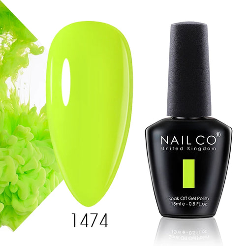 NAILCO 15ml UV Gel Topplack och Baslack Set