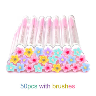  Eyelash Brush Tubes Reusable Makeup Wands cashymart
