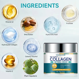  Retinol Cream with Hyaluronic Acid for Anti-Aging cashymart