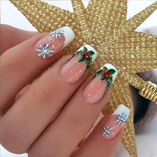  Holiday Glam Green Deer Nail Set cashymart