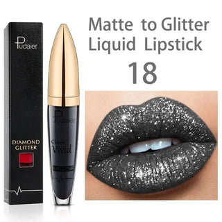  Alluring 18-Color Glitter Lip Gloss cashymart