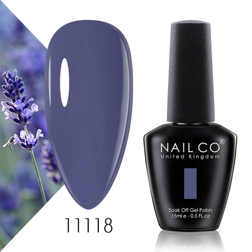 NAILCO 15ml UV Gel Topplack och Baslack Set