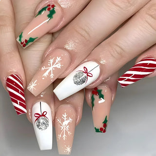  Holiday Glam Green Deer Nail Set cashymart