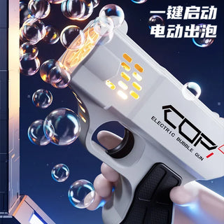  New Bubble Machine Pistol Toy USB Rechargeable Fun for Kids cashymart