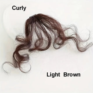  Sunslymei Curly Clip In Bangs Extension cashymart