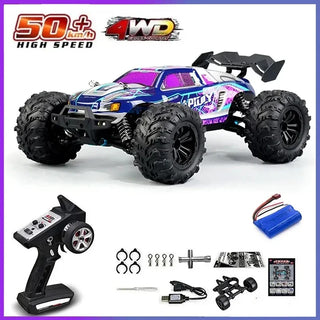  High-Speed 4x4 Remote Control Monster Truck with LED Lights cashymart