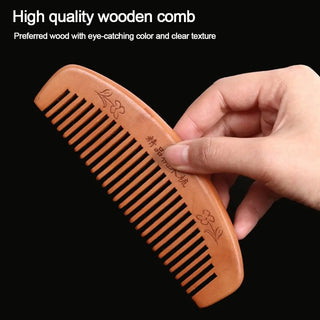  Wood Comb & Head Massage Tool cashymart