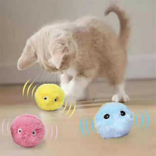  Interactive Plush Cat Toy Ball cashymart