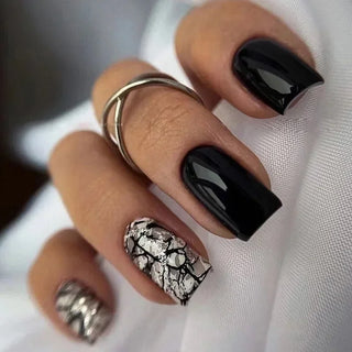  Elegant Rose-Embellished Black Ballerina Nails cashymart