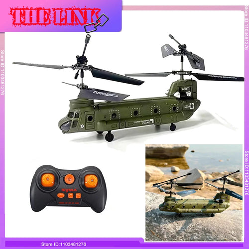  S26H Army Transport RC Helicopter cashymart