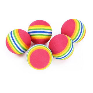  Vibrant EVA Cat & Dog Toy Ball - Interactive Chew & Play Rattle! cashymart