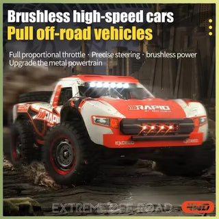  High-Speed JJRC Q130 1:16 4WD RC Car with Brushless Motor & Lights cashymart