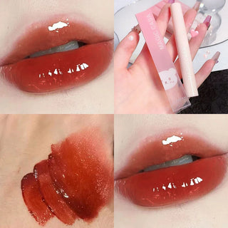  Mirror Water Lip Gloss Lasting Crystal Jelly Glaze Makeup cashymart