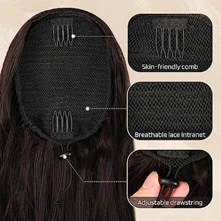  Long Curly Wavy Ponytail Hair Extension cashymart