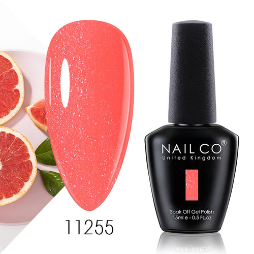 NAILCO 15ml UV Gel Topplack och Baslack Set