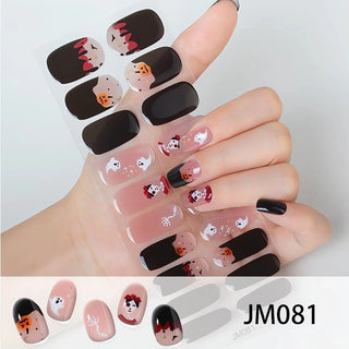  Golden Marble Halloween Nail Wraps cashymart