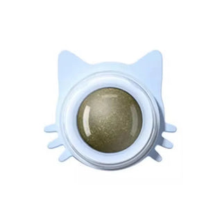  Rotating Catnip Delight: Self-Elevating Mint Ball Toy cashymart