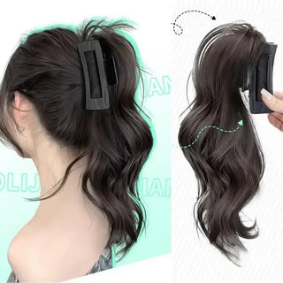  Women's Clip-On Synthetic Curly Wig cashymart