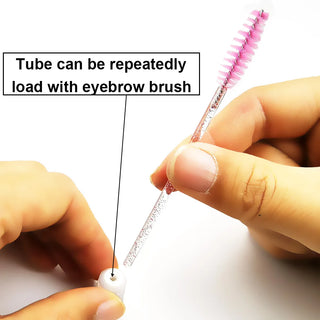  Eyelash Brush Tubes Reusable Makeup Wands cashymart
