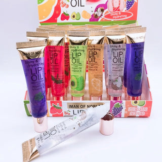  Kawaii 6pcs Fruit Flavored Lip Gloss Set cashymart