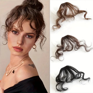  Sunslymei Curly Clip In Bangs Extension cashymart