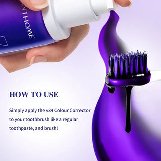  Whitening V34 Purple Toothpaste cashymart