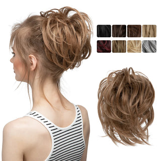  Elegant Curly Messy Bun Hairpiece Scrunchie cashymart