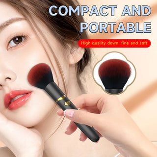  2 In 1 Electric Foundation Brush Vibration Makeup Tool cashymart